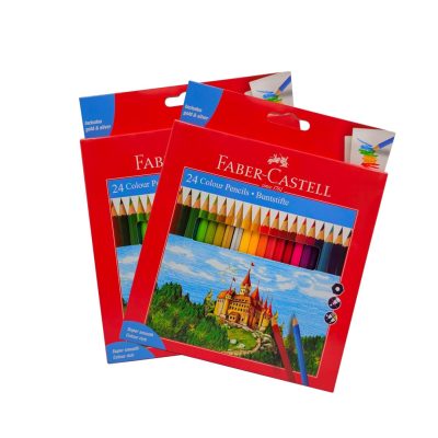 Faber Castell Color Pencil,Cardboard Pack of 24pcs FC-CPL24-120124