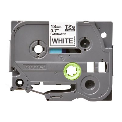 Brother PT Label 18mm Black on White  BR-TZ241