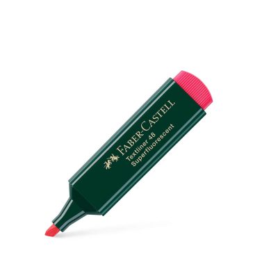 Faber Castell Textliner S.fluo Highlighter,RED FC-154821-RD