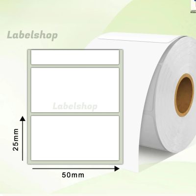 Thermal Transfer Rolls 50-25mm1000L/Roll 25mm Core TTR-50-25-1K-C25