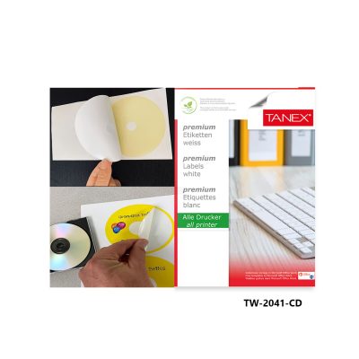 Tanex A4 Lazer Printer For CD & DVD Pack=100sh TW-2041-CD