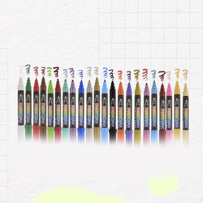Marvy Deco Acrylic Marker Chisel 5mm 315-22.5D